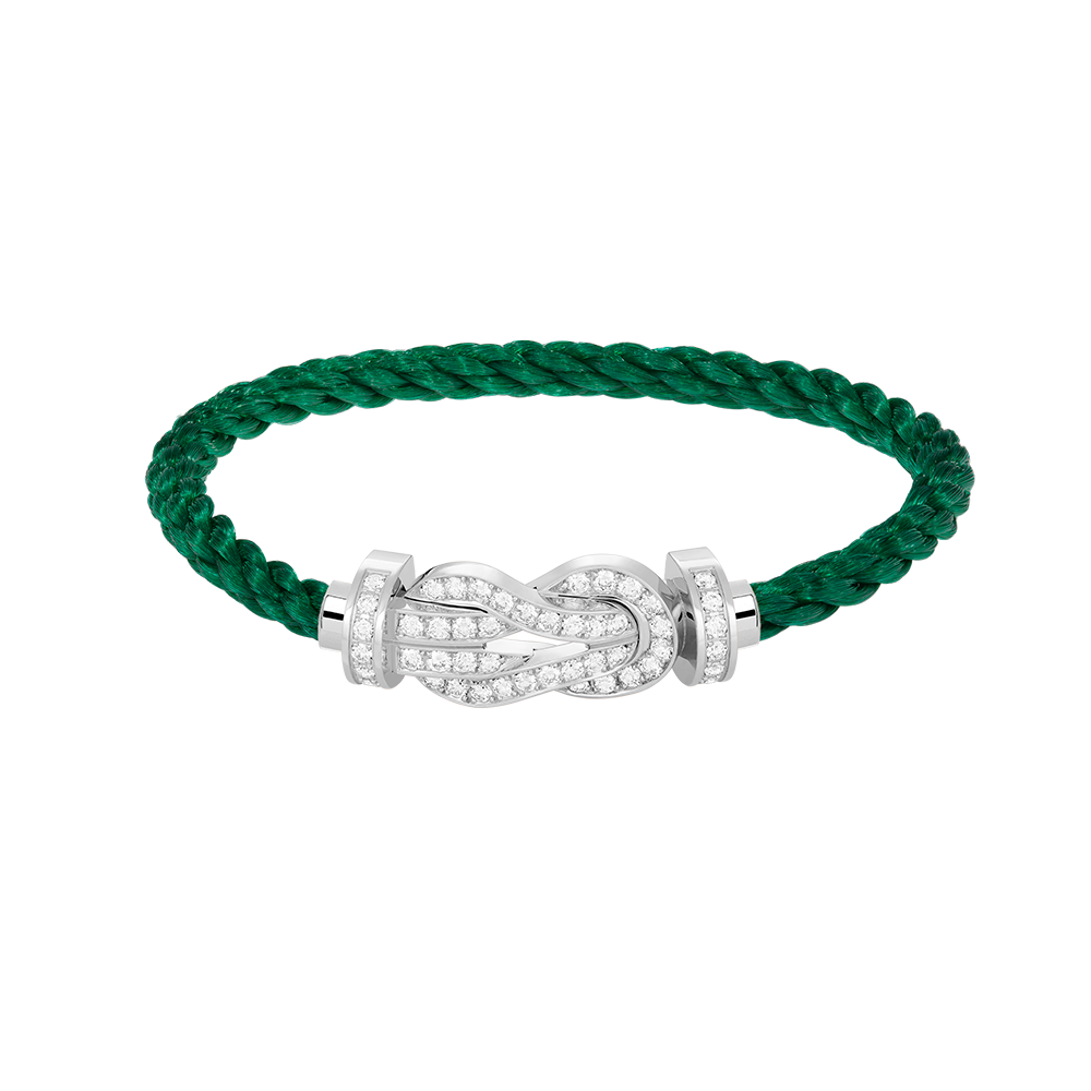 ¡®Glow Jewelry¡¯CHANCE LARGE 8 FIGURE BUCKLE FULL DIAMOND BRACELET SILVER