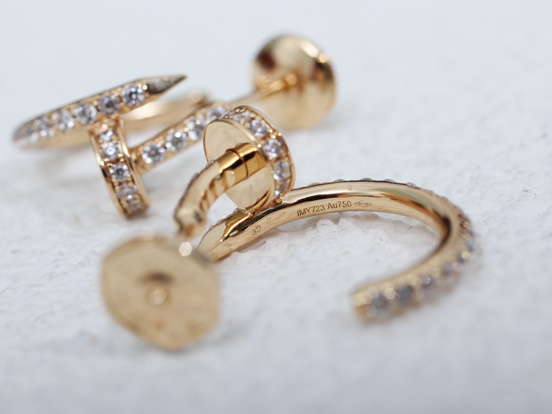 ¡®Glow Jewelry¡¯JUSTE EARRINGS 12.75MM PINK GOLD DIAMOND