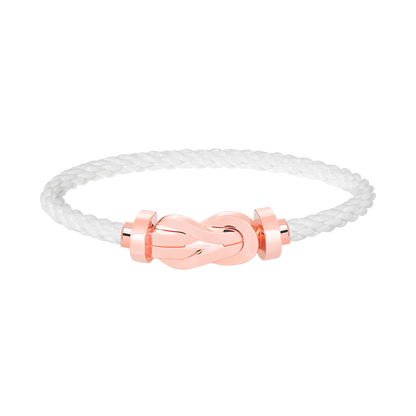 ¡®Glow Jewelry¡¯CHANCE LARGE 8 FIGURE BUCKLE NO DIAMOND BRACELET ROSE GOLD