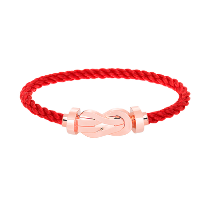 [Glow Jewelry]CHANCE LARGE 8 FIGURE BUCKLE NO DIAMOND BRACELET ROSE GOLD