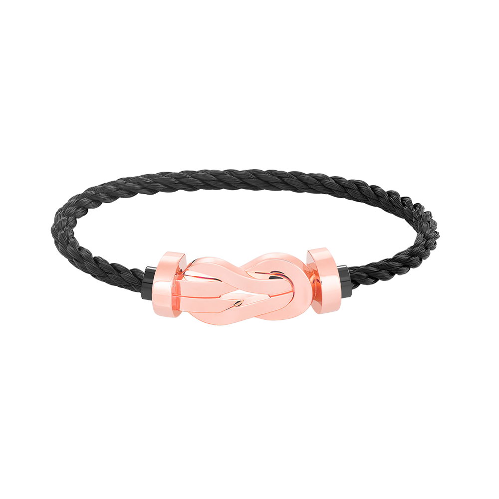 ¡®Glow Jewelry¡¯CHANCE LARGE 8 FIGURE BUCKLE NO DIAMOND BRACELET ROSE GOLD