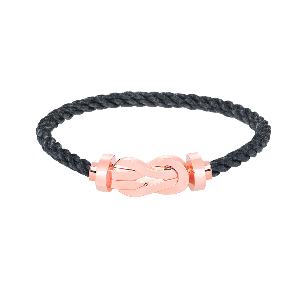 [Glow Jewelry]CHANCE LARGE 8 FIGURE BUCKLE NO DIAMOND BRACELET ROSE GOLD