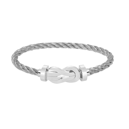 ¡®Glow Jewelry¡¯CHANCE LARGE 8 FIGURE BUCKLE NO DIAMOND BRACELET SILVER