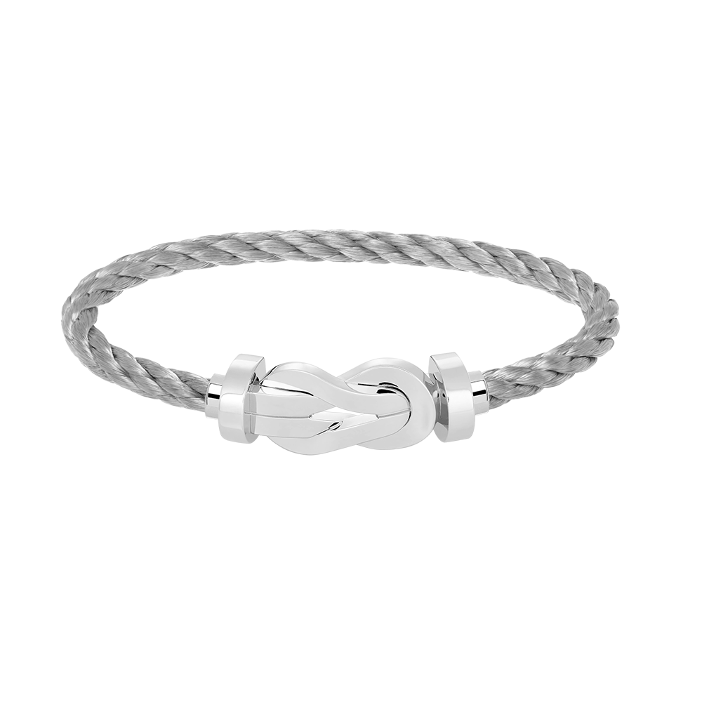 [Glow Jewelry]CHANCE LARGE 8 FIGURE BUCKLE NO DIAMOND BRACELET SILVER