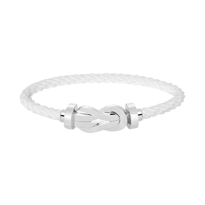 ¡®Glow Jewelry¡¯CHANCE LARGE 8 FIGURE BUCKLE NO DIAMOND BRACELET SILVER
