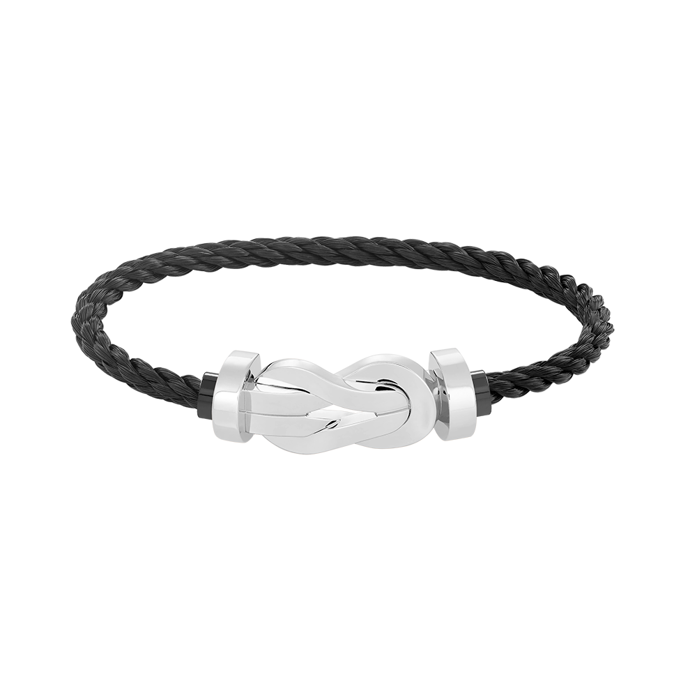 ¡®Glow Jewelry¡¯CHANCE LARGE 8 FIGURE BUCKLE NO DIAMOND BRACELET SILVER