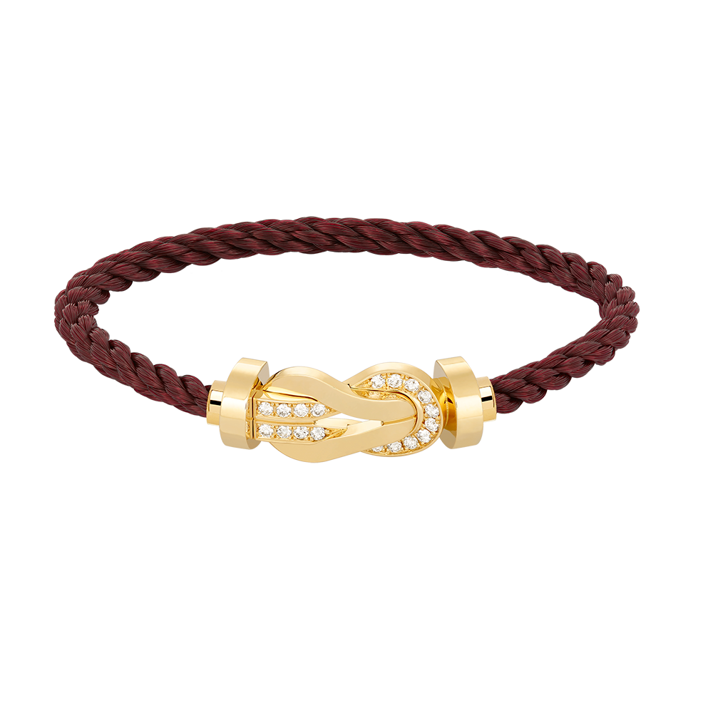 ¡®Glow Jewelry¡¯CHANCE LARGE 8 FIGURE BUCKLE HALF DIAMOND BRACELET GOLD