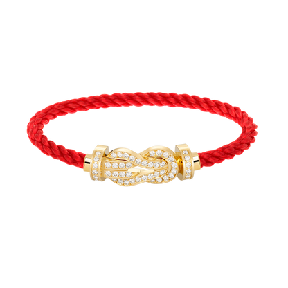 ¡®Glow Jewelry¡¯CHANCE LARGE 8 FIGURE BUCKLE FULLDIAMOND BRACELET GOLD