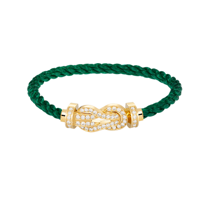 ¡®Glow Jewelry¡¯CHANCE LARGE 8 FIGURE BUCKLE FULLDIAMOND BRACELET GOLD