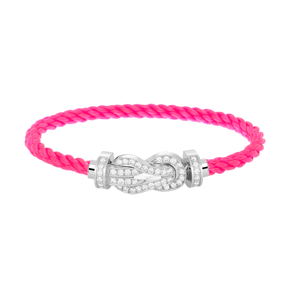 ¡®Glow Jewelry¡¯CHANCE LARGE 8 FIGURE BUCKLE FULL DIAMOND BRACELET SILVER
