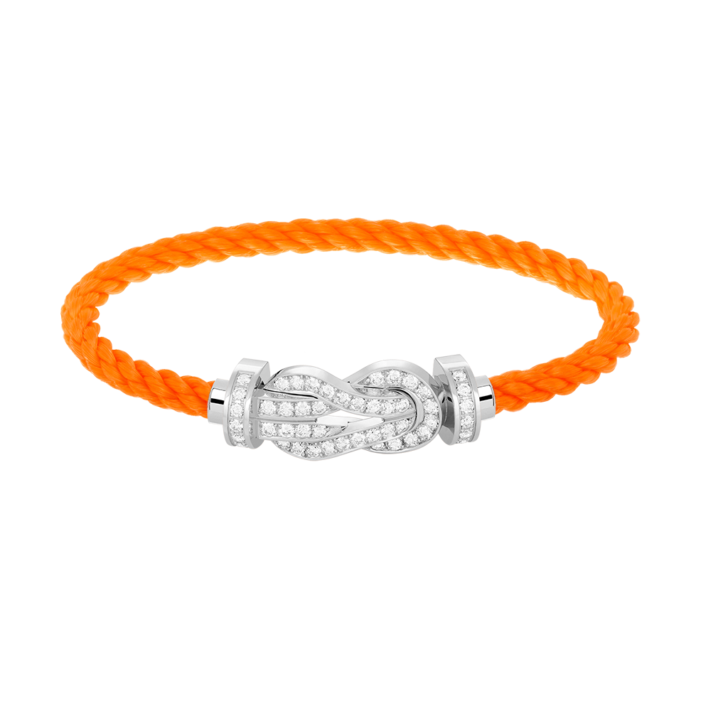 ¡®Glow Jewelry¡¯CHANCE LARGE 8 FIGURE BUCKLE FULL DIAMOND BRACELET SILVER