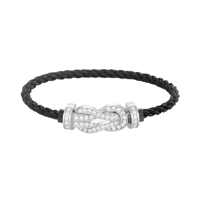 ¡®Glow Jewelry¡¯CHANCE LARGE 8 FIGURE BUCKLE FULL DIAMOND BRACELET SILVER