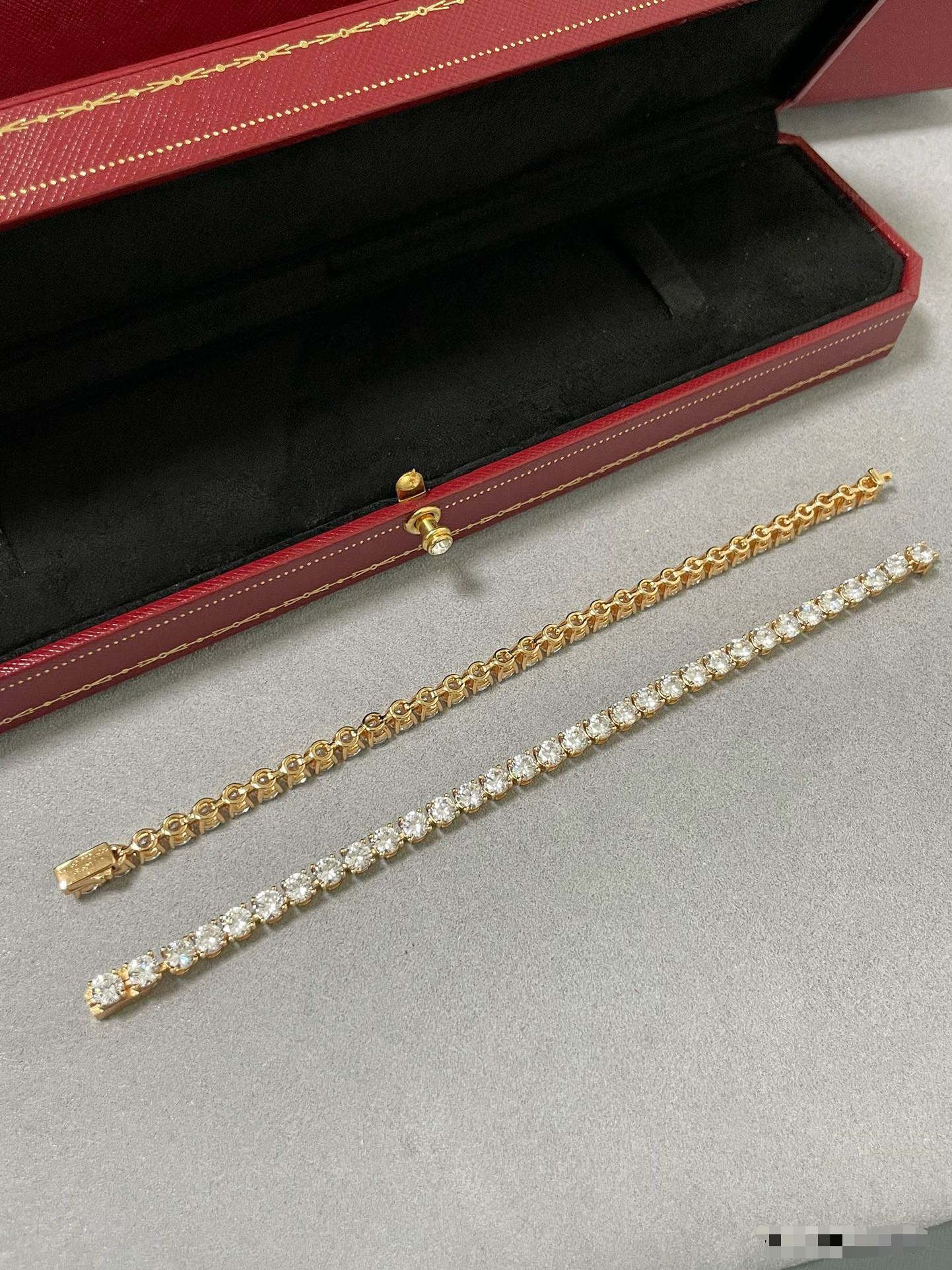 [Glow Jewelry jewelrys]TENNIS BRACELET WITH FULL DIAMOND SETTING