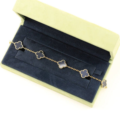 [Glow Jewelry]New CLOVER 5 MOTIF ONYXS BRACELET COLLECTION