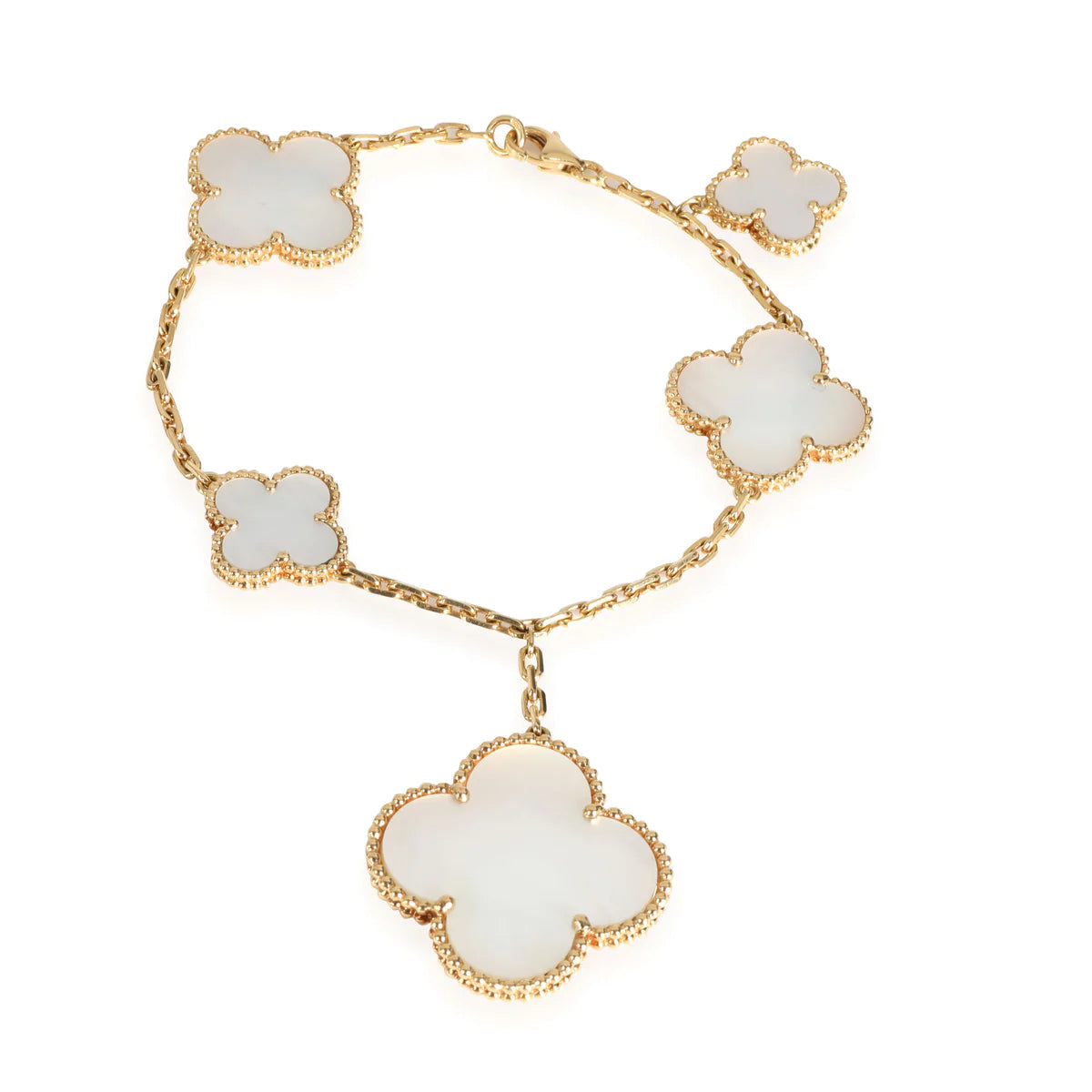 ¡®Glow Jewelry¡¯MAGIC CLOVER MOP GOLD BRACELET 5 MOTIFS