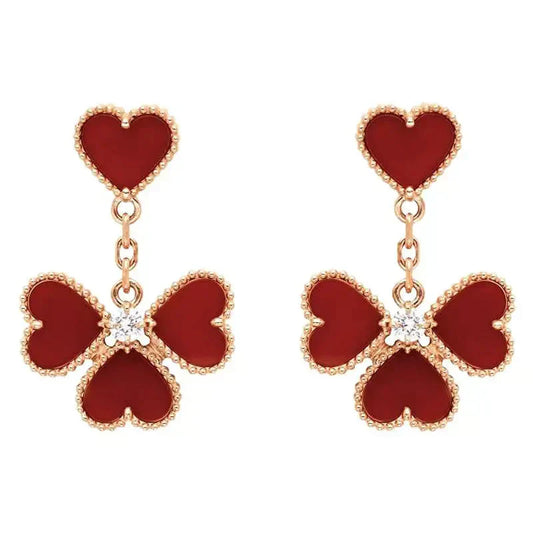 ¡®Glow Jewelry¡¯SWEET CLOVER CARNELIAN EARRINGS