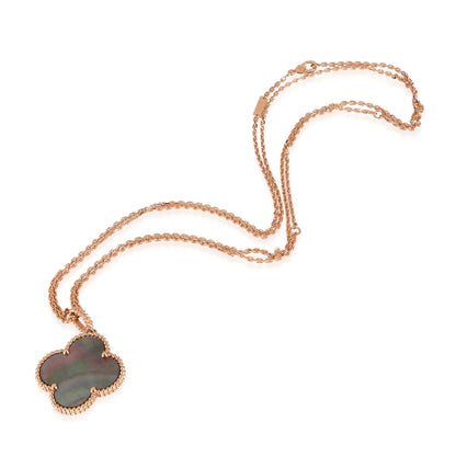 ¡®Glow Jewelry¡¯CLOVER 25MM GOLD DARK MOP BIG CLOVER NECKLACE