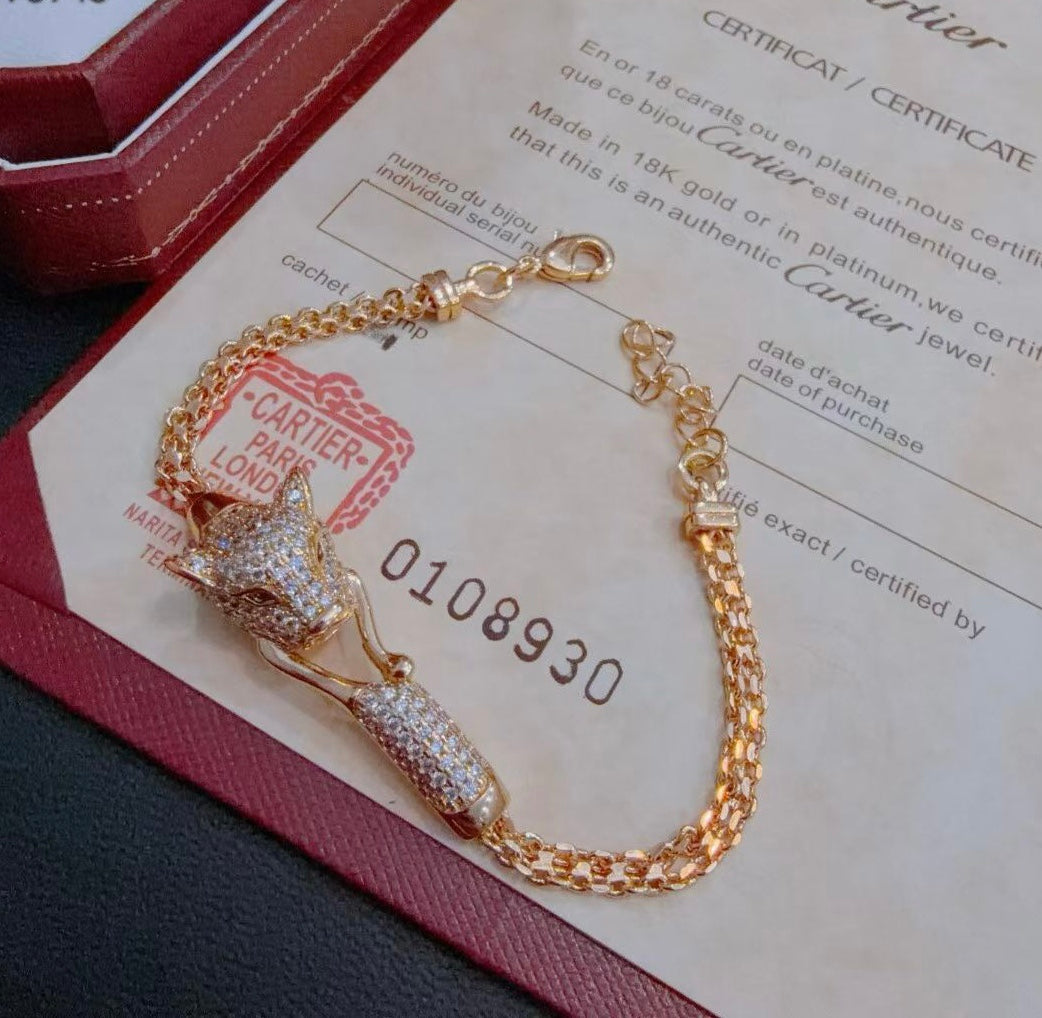 ¡®Glow Jewelry¡¯ PANTHERE  BRACELET DIAMONDS