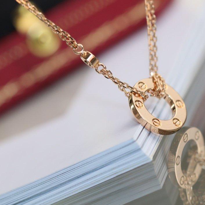 ¡®Glow Jewelry¡¯LOVE NECKLACE ADJUSTABLE ROSE GOLD 2 DIAMOND