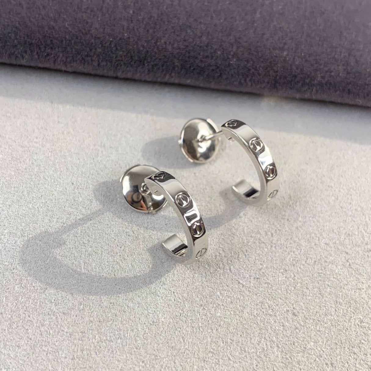 ¡®Glow Jewelry¡¯LOVE EARRINGS 2.65MM SILVER