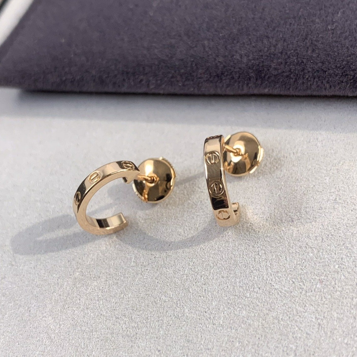 ¡®Glow Jewelry¡¯LOVE EARRINGS 2.65MM PINK GOLD