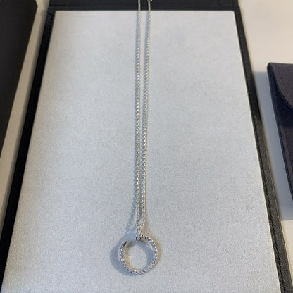 ¡®Glow Jewelry¡¯JUSTE NECKLACE SILVER DIAMONDS