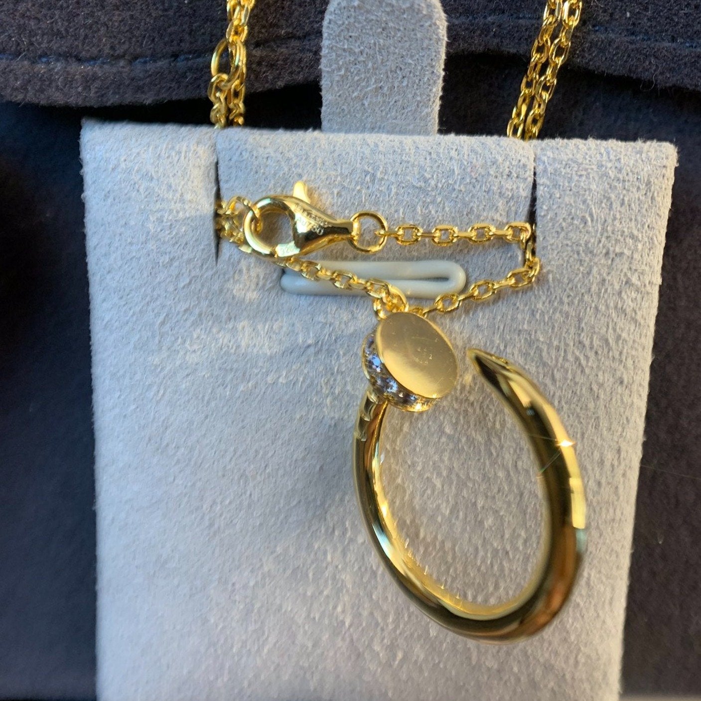 ¡®Glow Jewelry¡¯JUSTE NECKLACE GOLD DIAMONDS