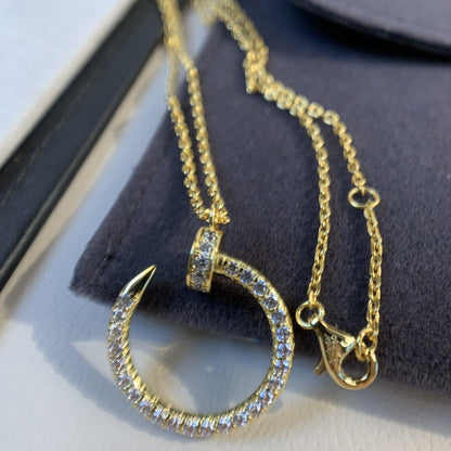 ¡®Glow Jewelry¡¯JUSTE NECKLACE GOLD DIAMONDS