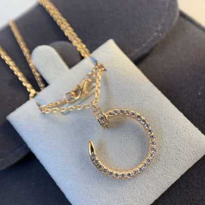 ¡®Glow Jewelry¡¯JUSTE NECKLACE PINK GOLD DIAMONDS
