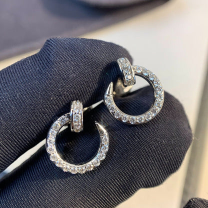 ¡®Glow Jewelry¡¯JUSTE EARRINGS SILVER DIAMONDS