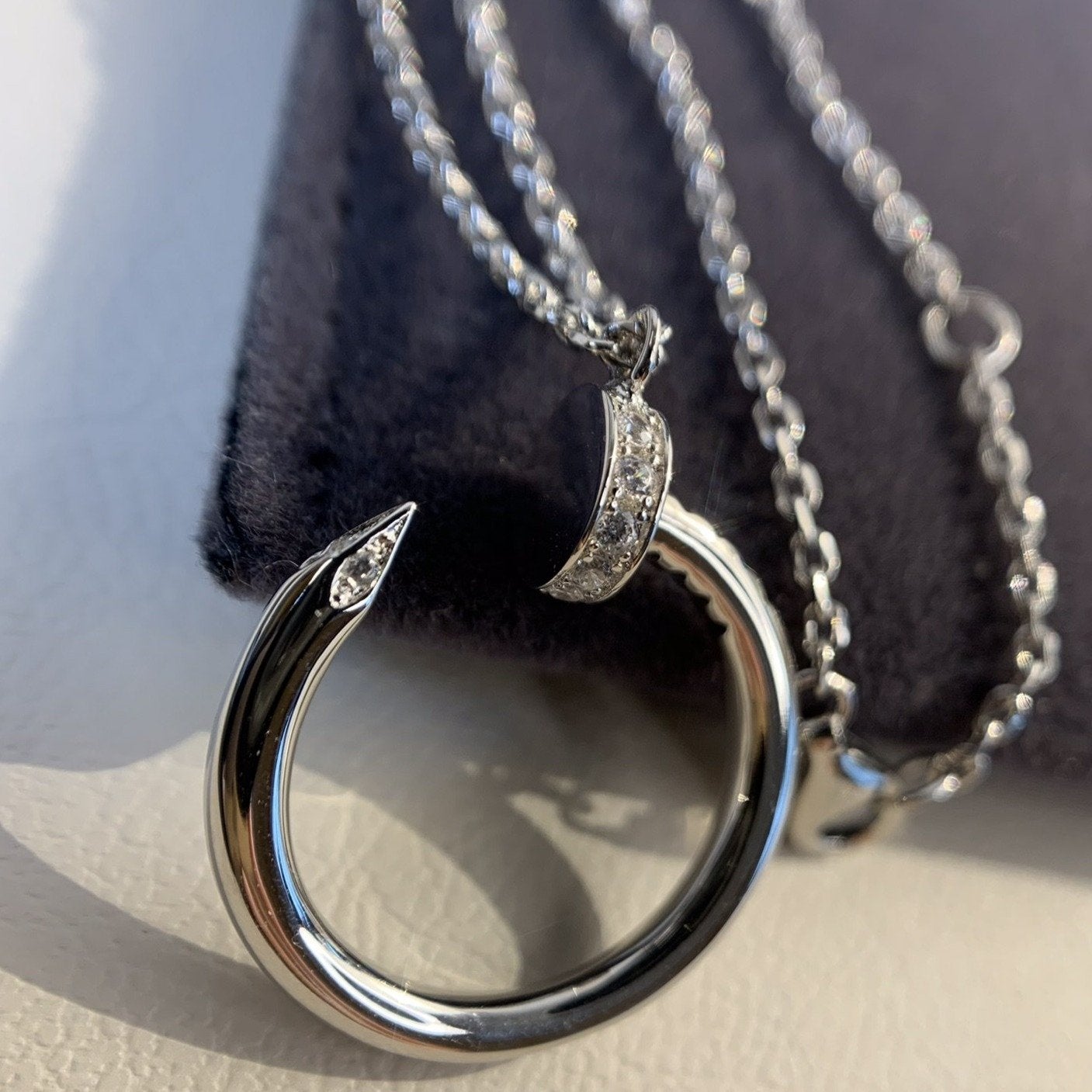 ¡®Glow Jewelry¡¯JUSTE NECKLACE SILVER