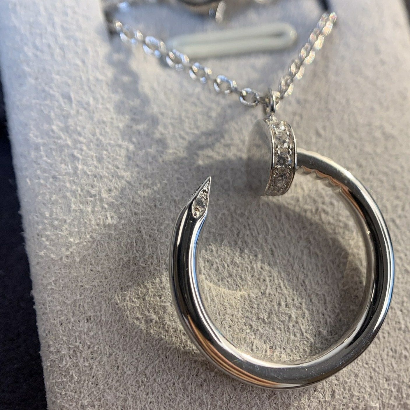 [Glow Jewelry]JUSTE NECKLACE SILVER