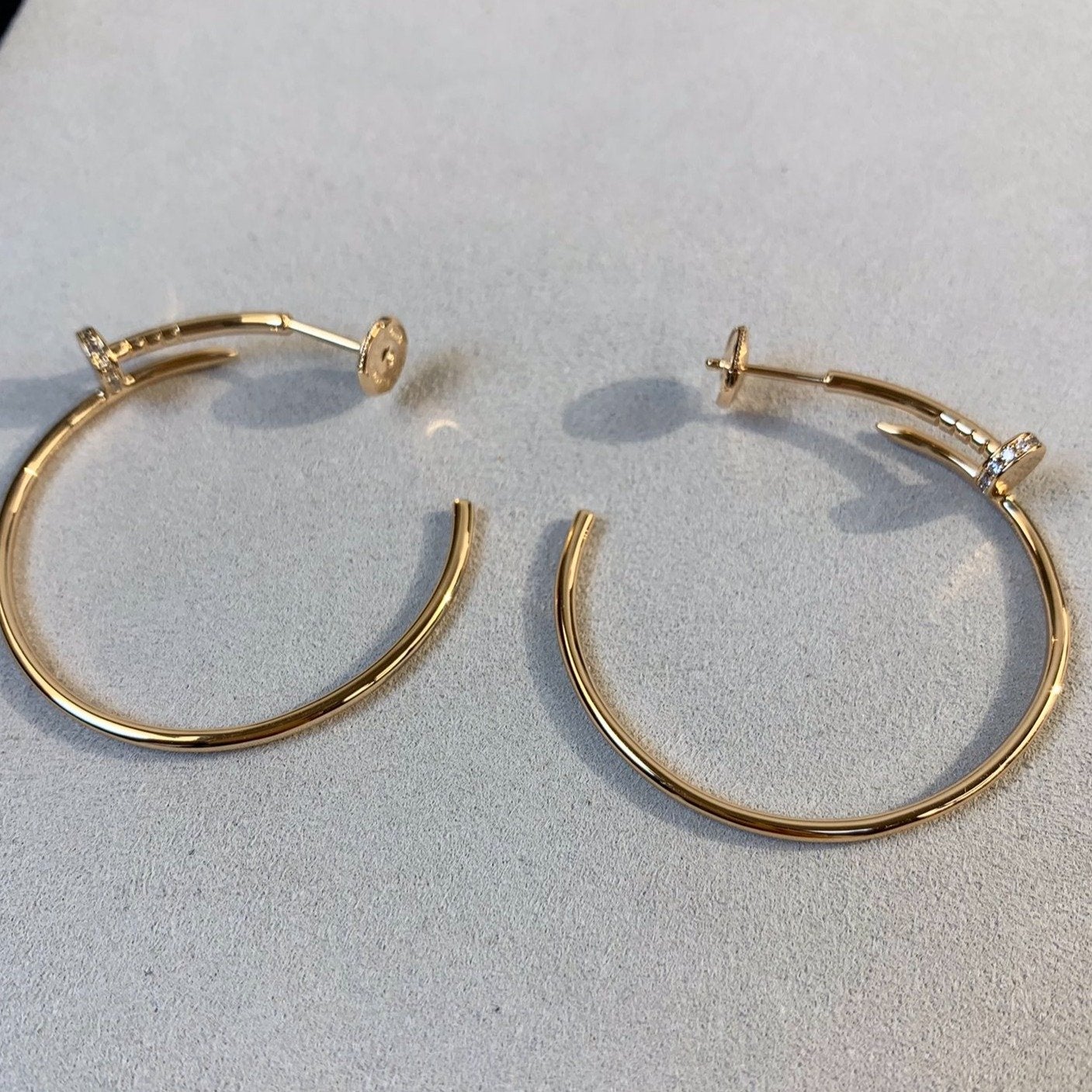 ¡®Glow Jewelry¡¯JUSTE EARRINGS GOLD DIAMONDS 1.8MM