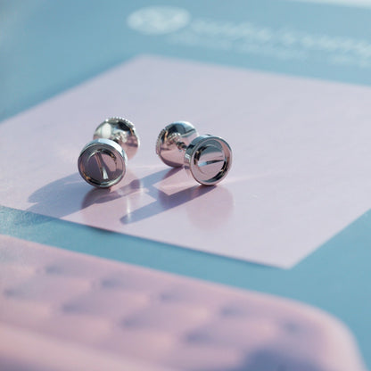 ¡®Glow Jewelry¡¯LOVE EARRINGS SILVER 10MM