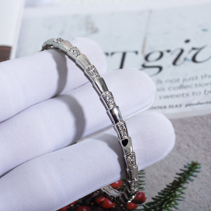 [Glow Jewelry]SERPENTI BRACELET SILVER DIAMOND