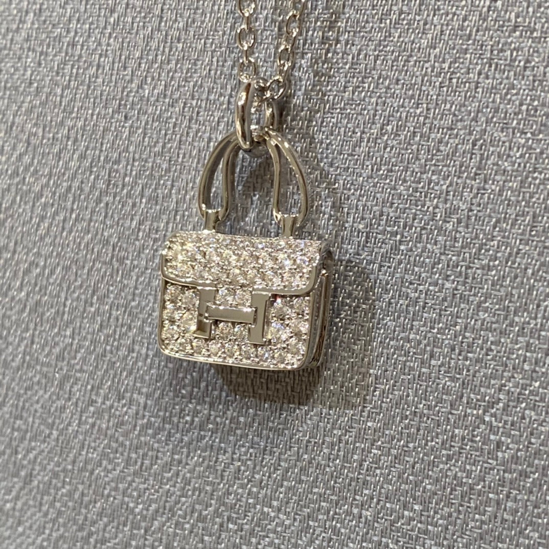 ¡®Glow Jewelry¡¯CONSTANCE PEDANT DIAMOND NECKLACE