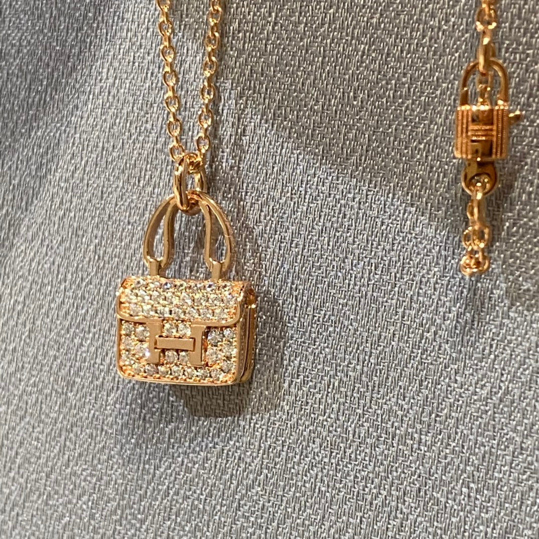 ¡®Glow Jewelry¡¯CONSTANCE PEDANT DIAMOND NECKLACE