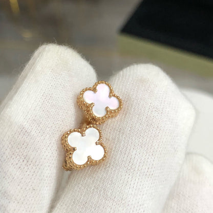 [Glow Jewelry]CLOVER MINI GOLD EARRINGS