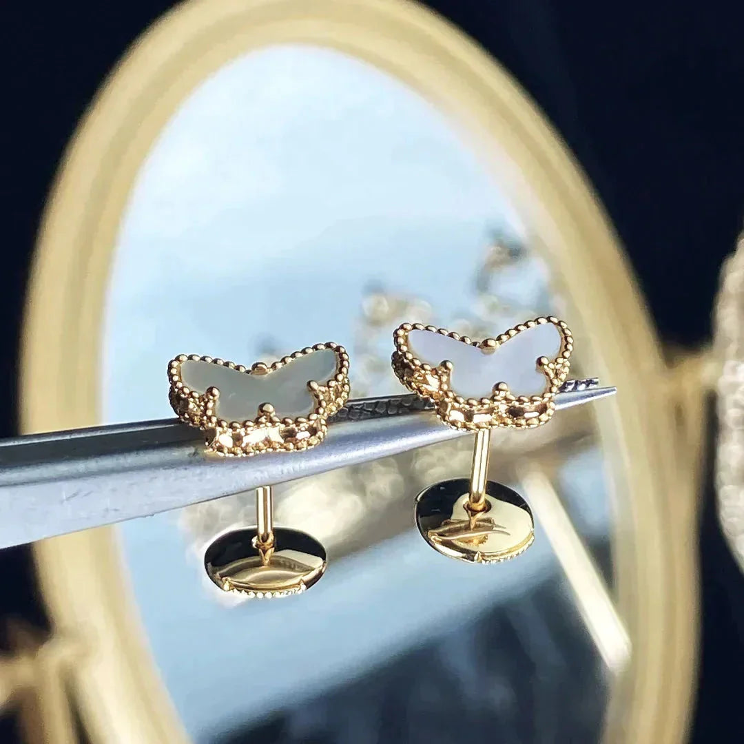 ¡®Glow Jewelry¡¯SWEET BUTTERFLY MOP EARSTUDS