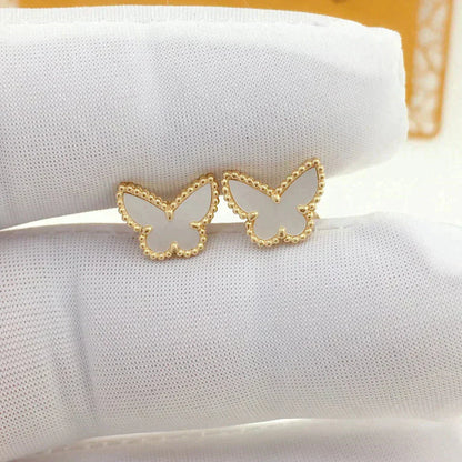 [Glow Jewelry]SWEET BUTTERFLY MOP EARSTUDS