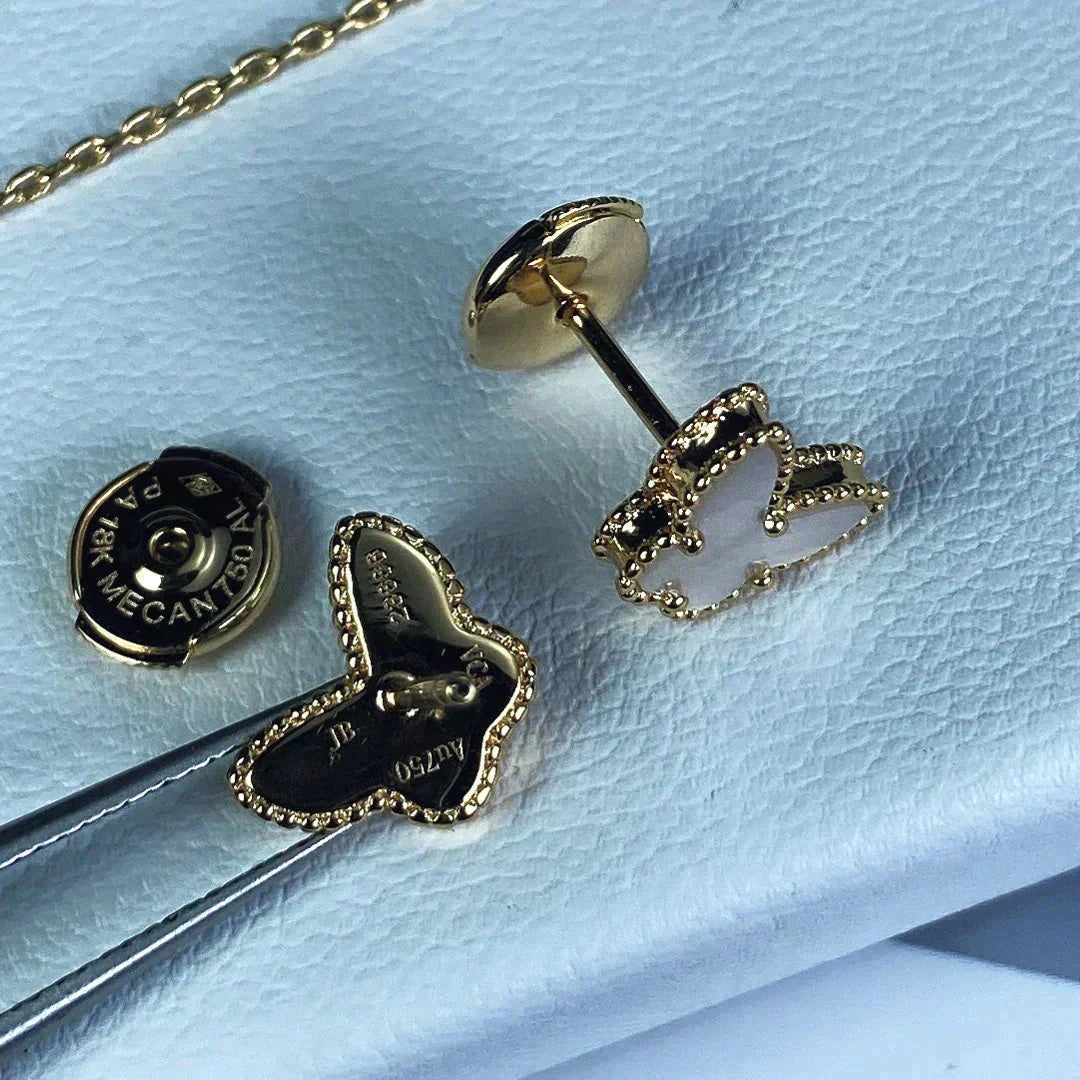 ¡®Glow Jewelry¡¯SWEET BUTTERFLY MOP EARSTUDS
