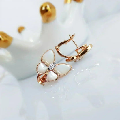 ¡®Glow Jewelry¡¯BUTTERFLY MOP DIAMOND EARRINGS