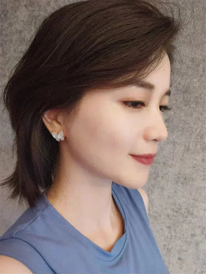 ¡®Glow Jewelry¡¯BUTTERFLY MOP DIAMOND EARRINGS