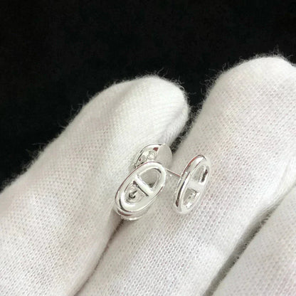 ¡®Glow Jewelry¡¯CHAINE SMALL EARRINGS GOLD AND SILVER