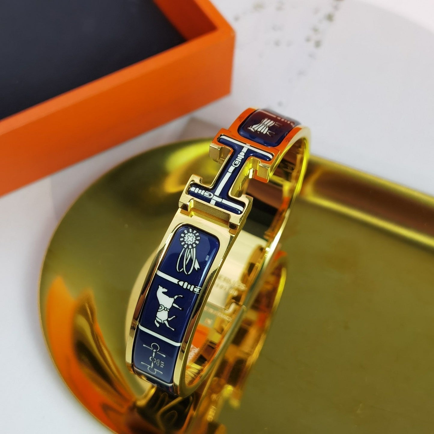 ¡®Glow Jewelry¡¯H COUVERTURES DARK BLUE BRACELET