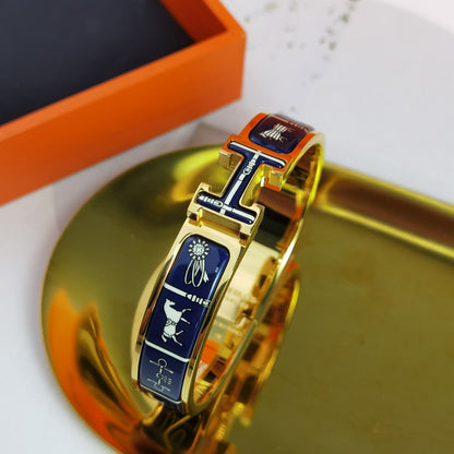 [Glow Jewelry]H COUVERTURES DARK BLUE BRACELET