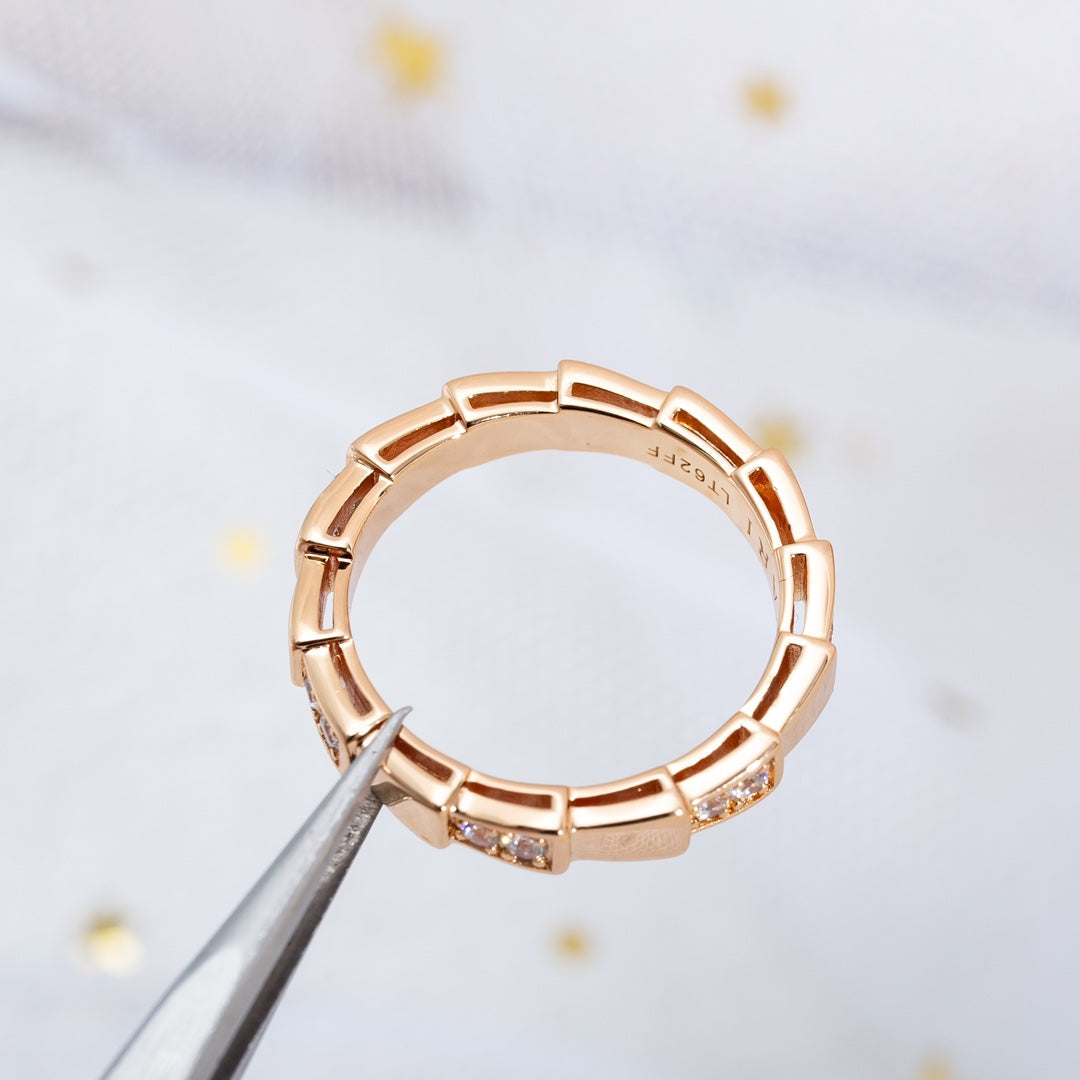 [Glow Jewelry]SERPENTI RING PINK GOLD  3MM