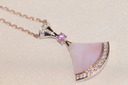 [Glow Jewelry]DREAM NECKLACE PINK MOP DIAMOND