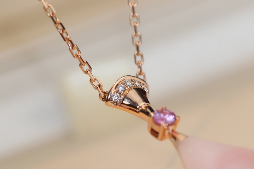 [Glow Jewelry]DREAM NECKLACE PINK MOP DIAMOND