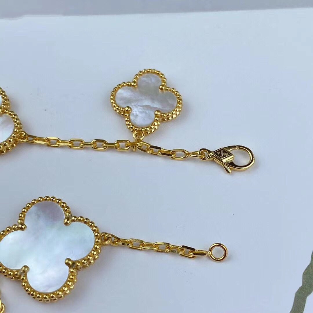 [Glow Jewelry]MAGIC CLOVER MOP GOLD BRACELET 5 MOTIFS
